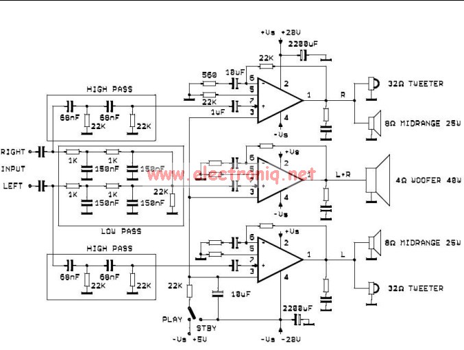 subwoofer amplifier circuit diagram download Circuit Diagram