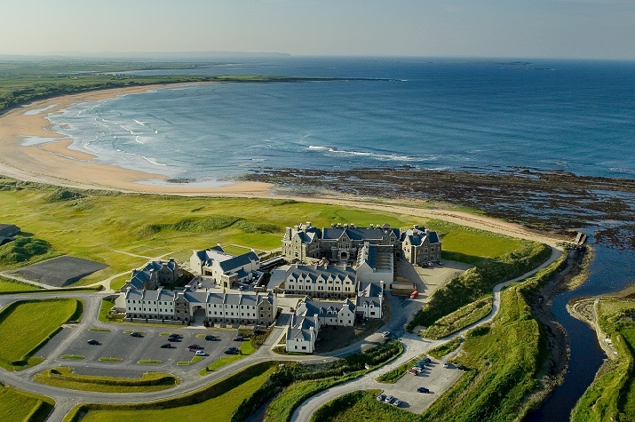 Doonbeg Resort Co Clare Elegant Ireland Ariel View.