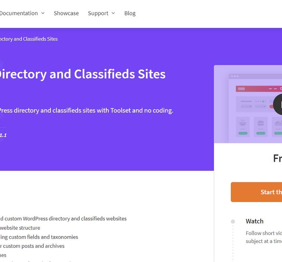 Toolset WordPress Directory course
