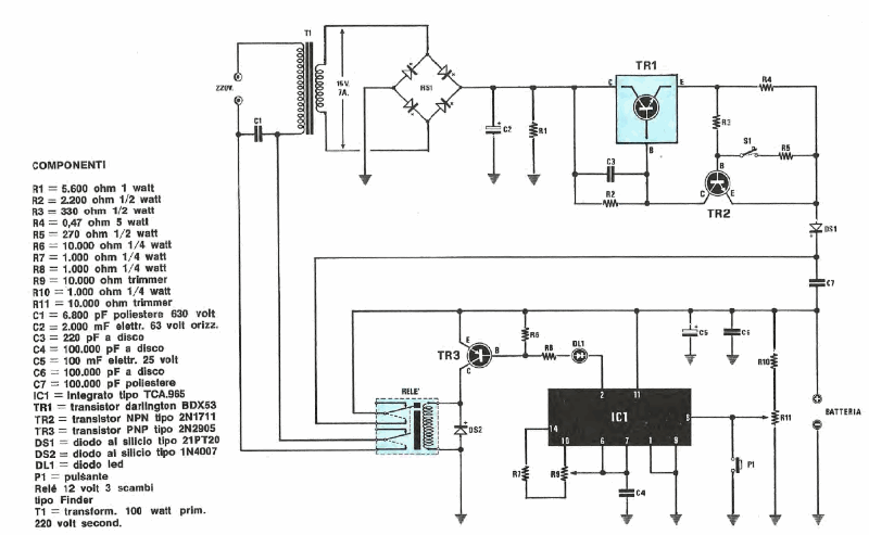 Caricabatterie Automatico Elettroamici