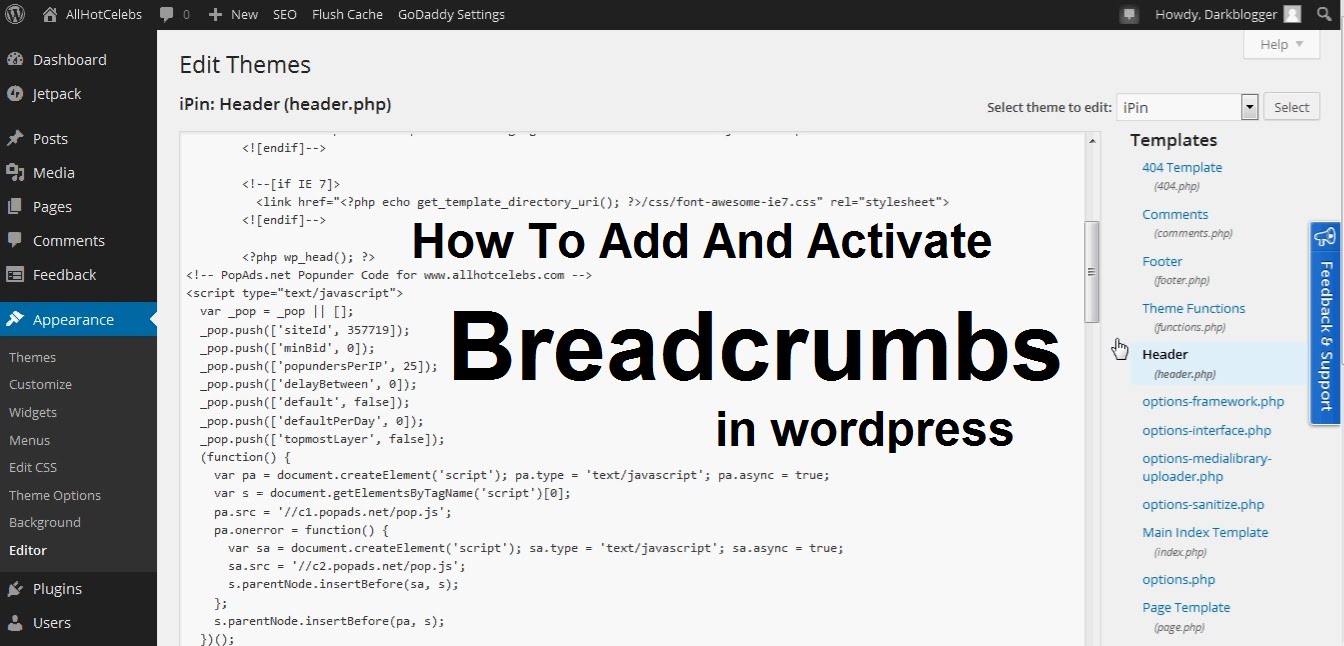 Breadcrumbs or breadcrumb trail are a navigation technique used in user interfaces. How To Add Breadcrumbs In Wordpress Detailed Guide