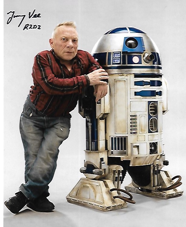 Jimmy Vee Signed R2D2 10x8 -