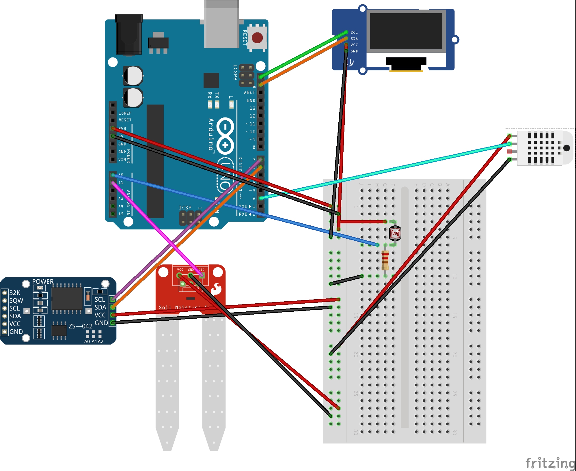 DHT11 Humidity and Temperature Sensor on Arduino with LCD