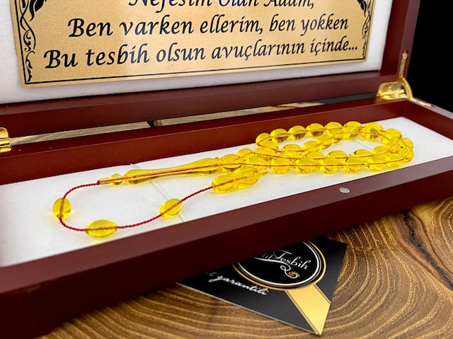 Eskitme Kehribar Tesbih