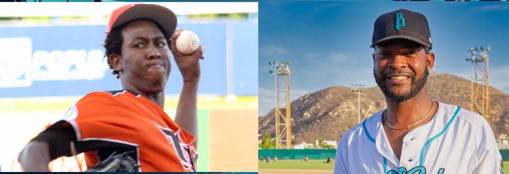 lanzador Edward Cabrera y el infielder Jeudy Valdez