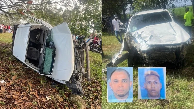 Un muerto y dos heridos en choque frontal en Arenoso