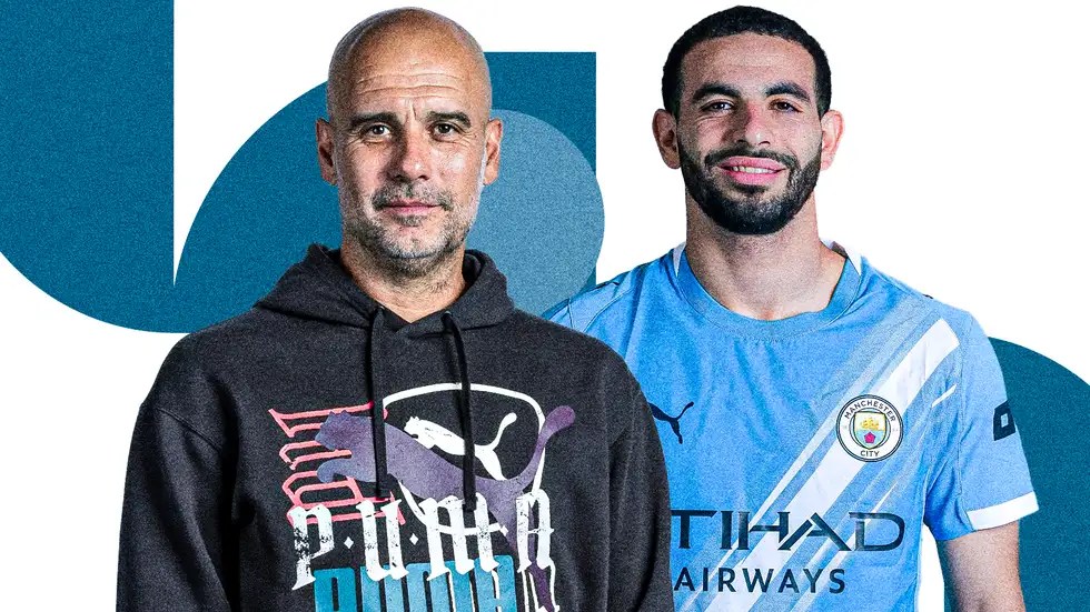 ريان آيت نوري .. حل جوارديولا لمركز الظهير الأيسر داخل السيتي