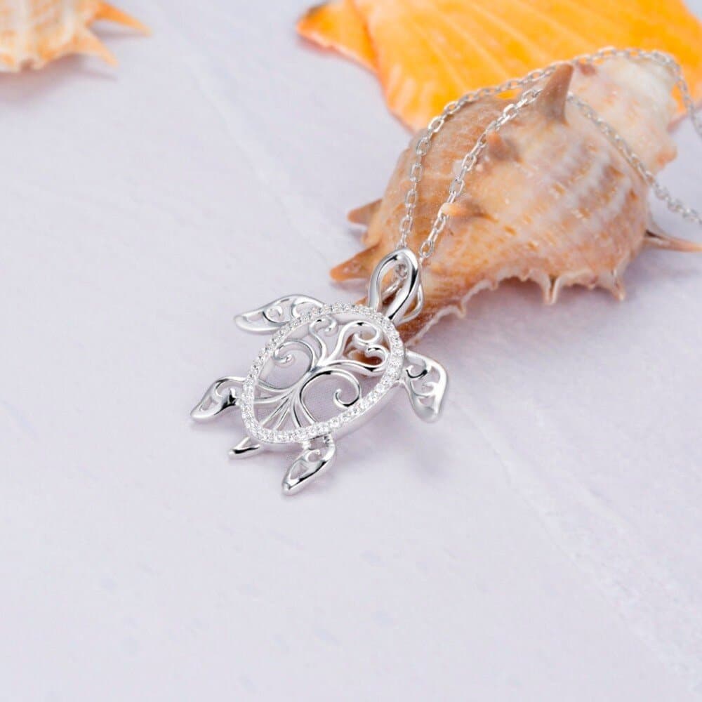 Pendentif tortue en argent pas cher : un bijou fantaisie ...