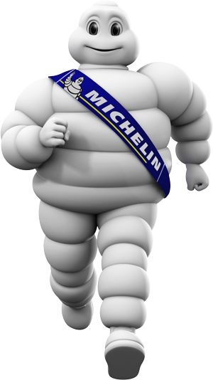 Michelin Man In Airplane Plane Mascot Figure Statue Bibendum Figurine Cast Iron