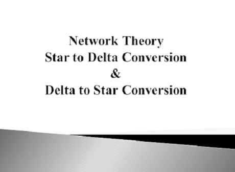 Network Theory Star To Delta Conversion Delta To Star