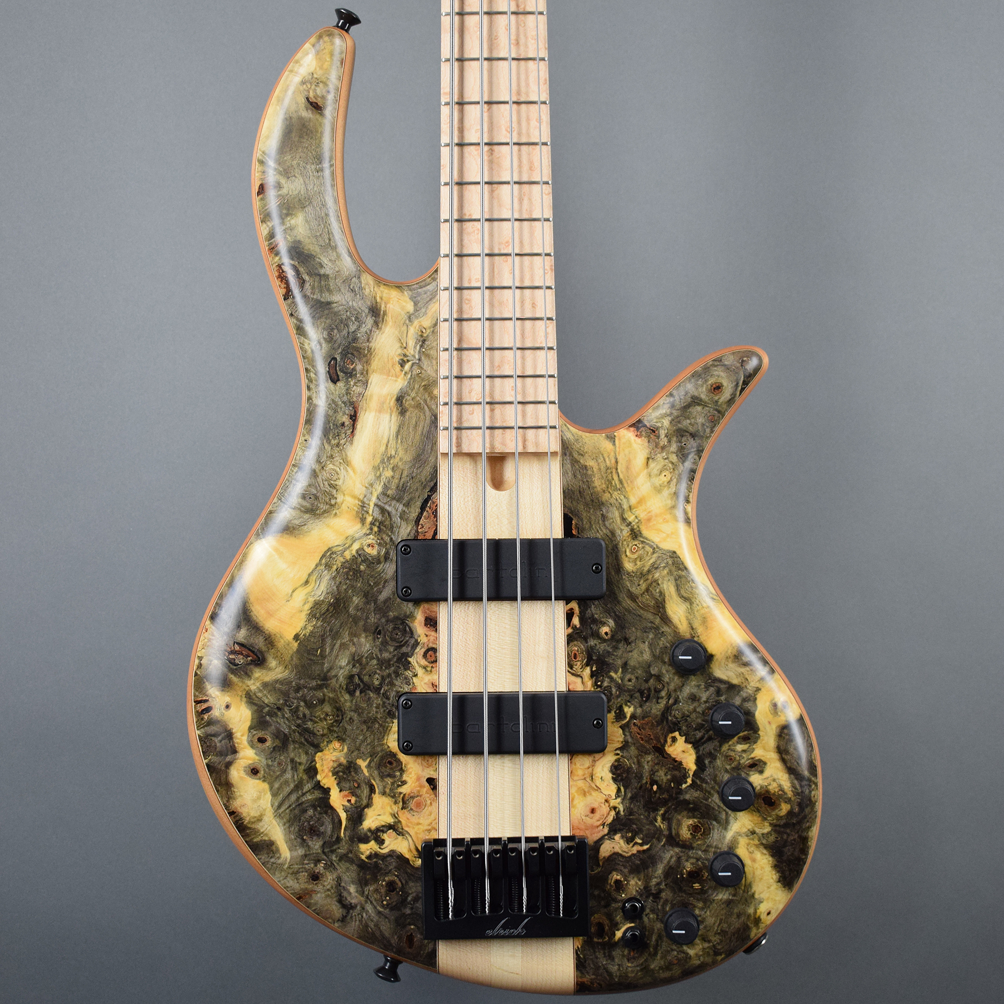 ベース Elrick Gold Series Revolution 4 Elrick Handcarved e-volution 4-String Bass Guitar, Platinum Series
