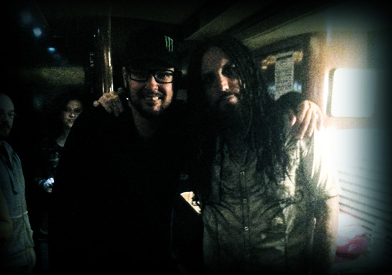 Encuentro de Head con Jonathan Davis en Baskerfield 2011