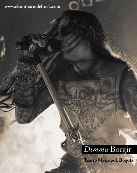 Reseña concierto de Dimmu Borgir en Colombia 2012, Feb 27 en el Teatro Metropol de Bogota