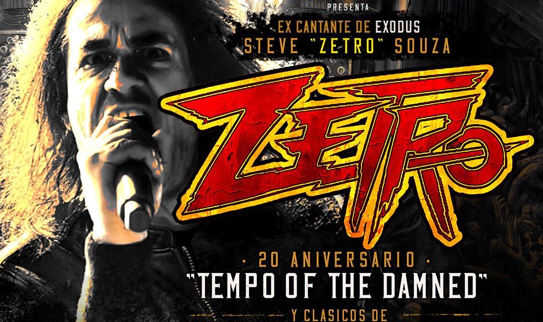 CANCELADO – Steve “Zetro” Souza de regreso en Colombia 2025, con los himnos más brutales del Thrash Metal!