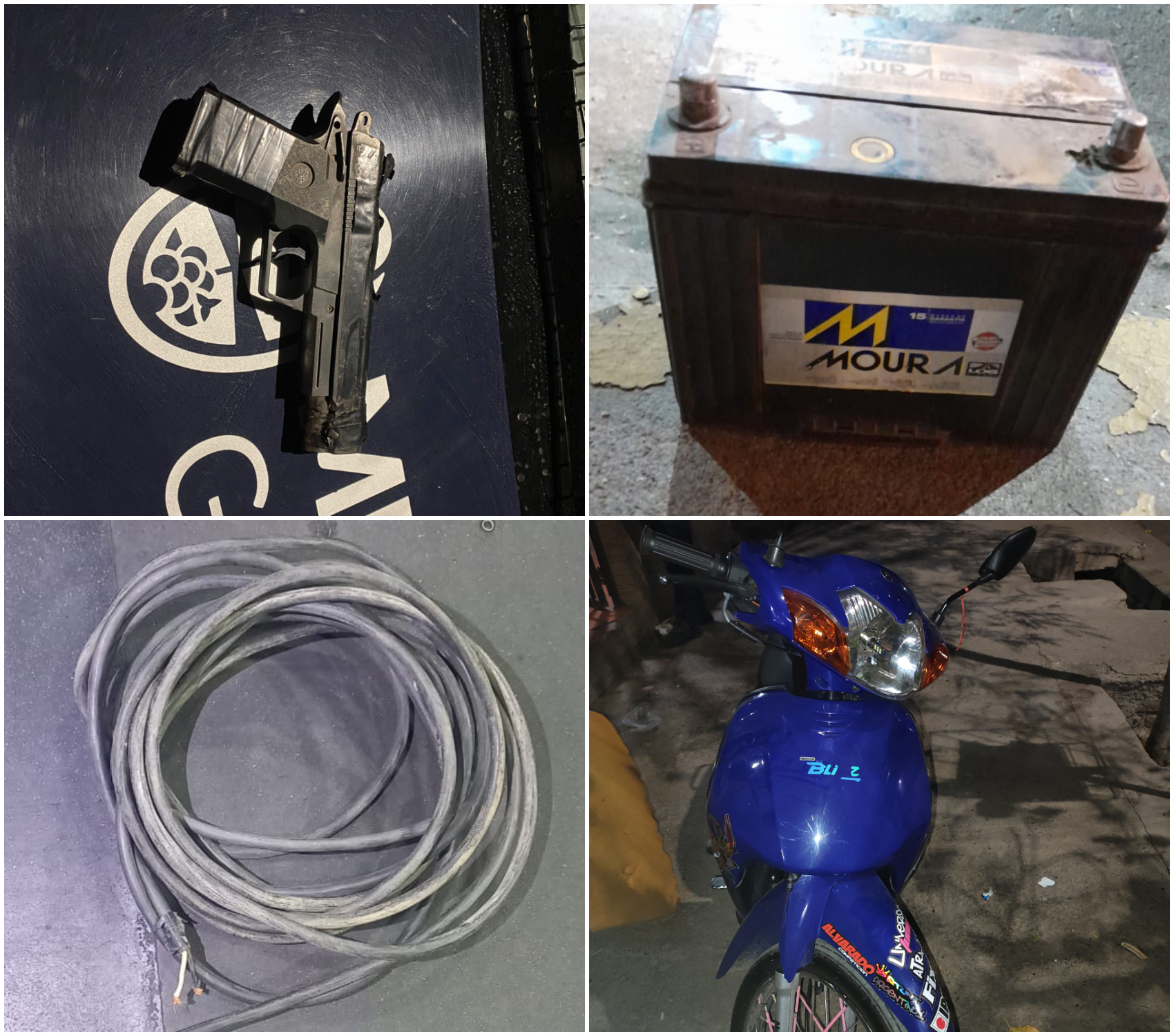 Cinco detenidos y varios robos frustrados tras operativos en Guaymallén