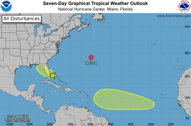 Indomet vigila onda tropical con potencial ciclónico en próximos siete días