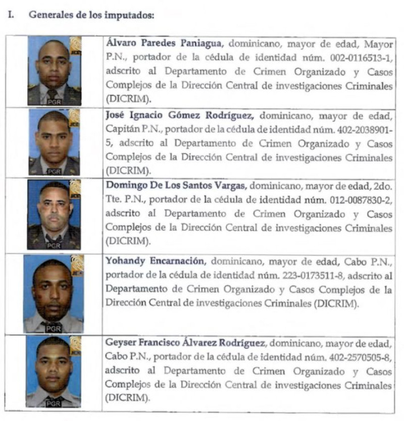 Ministerio Público: los 11 policías no le dieron la oportunidad de hablar a las 5 víctimas