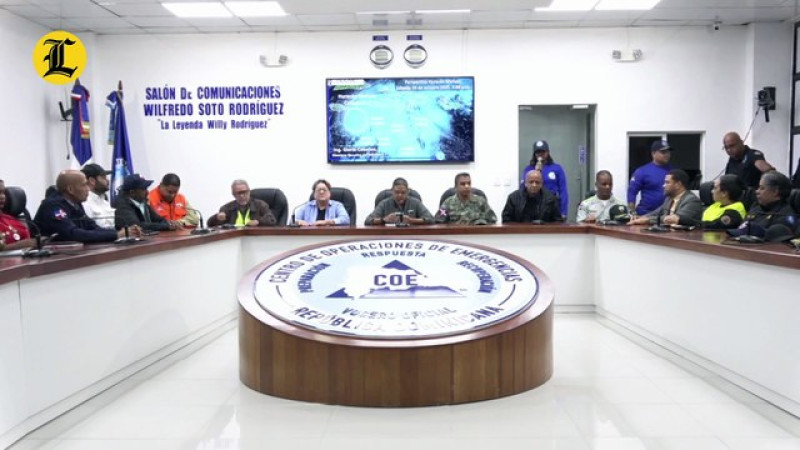 COE: No habrá labores ni docencia en Barahona, Pedernales, Independencia y Bahoruco