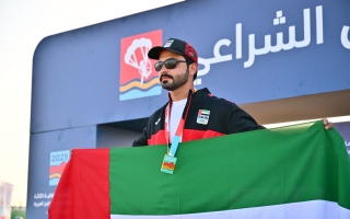 Al -Hammadi imitates the golden flight gold in the “Gulf Games”