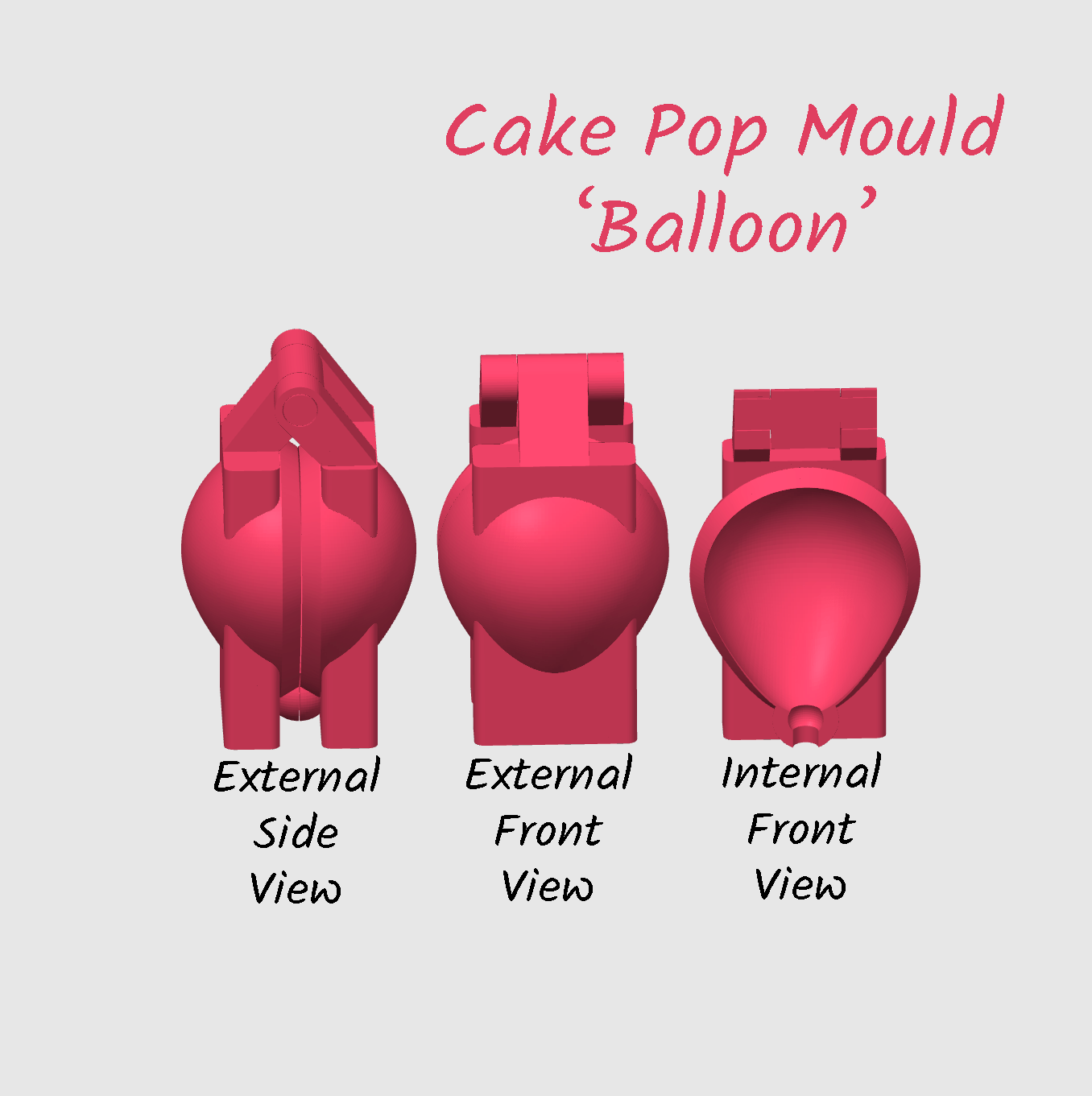 Balloon Cake Pop Mould