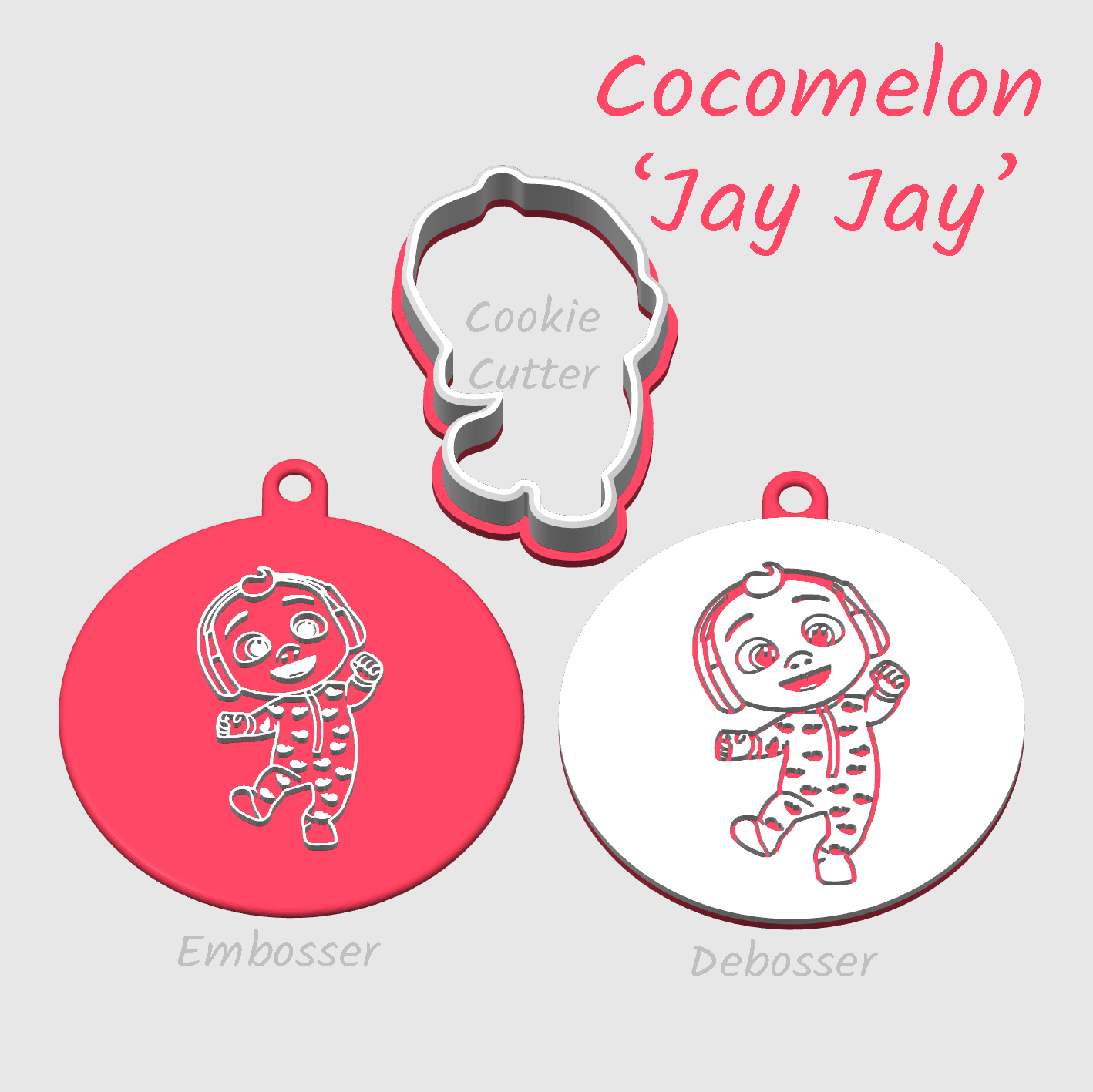 Cocomelon jayjay jj embosser