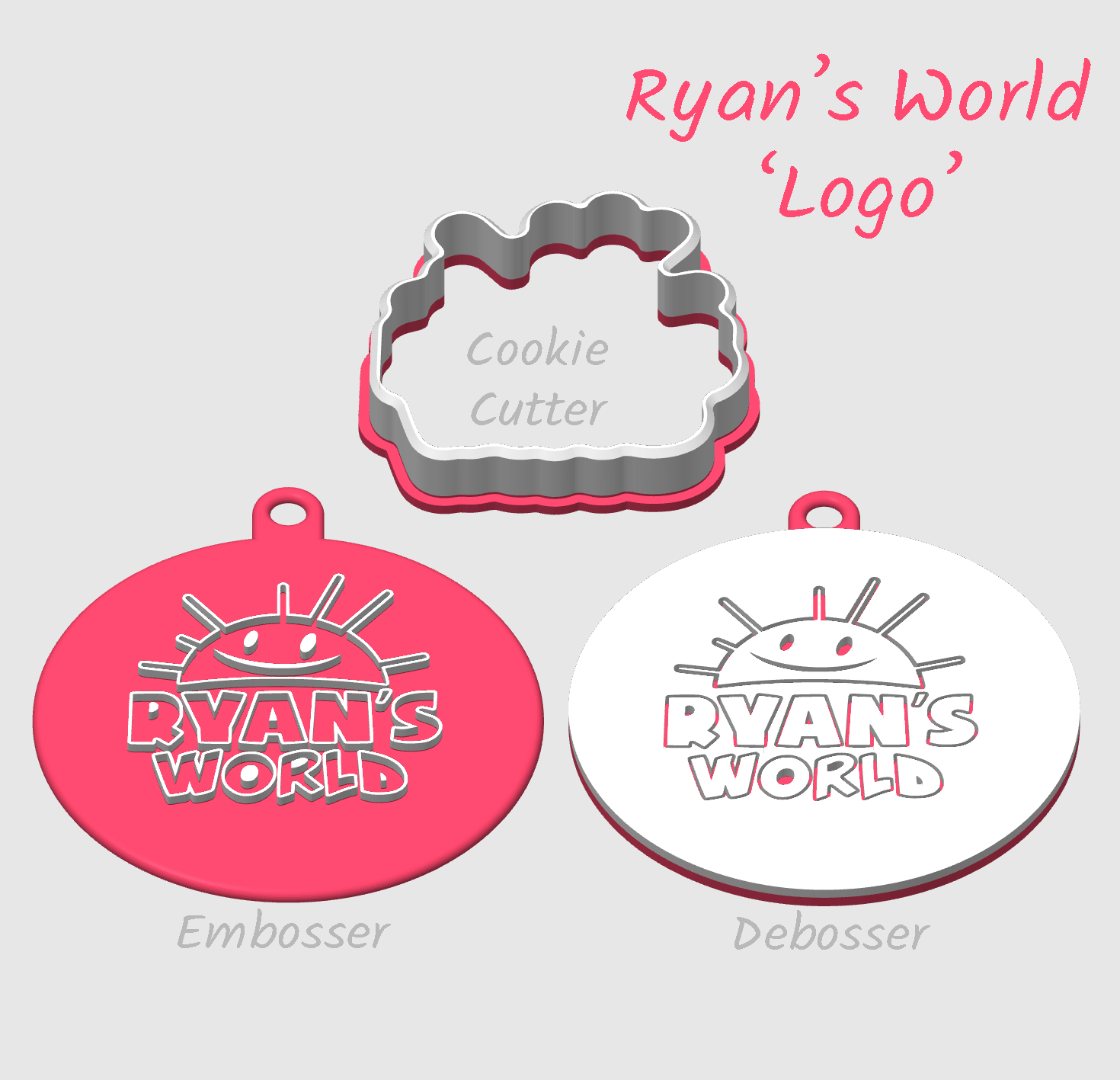 Ryans World Logo embosser