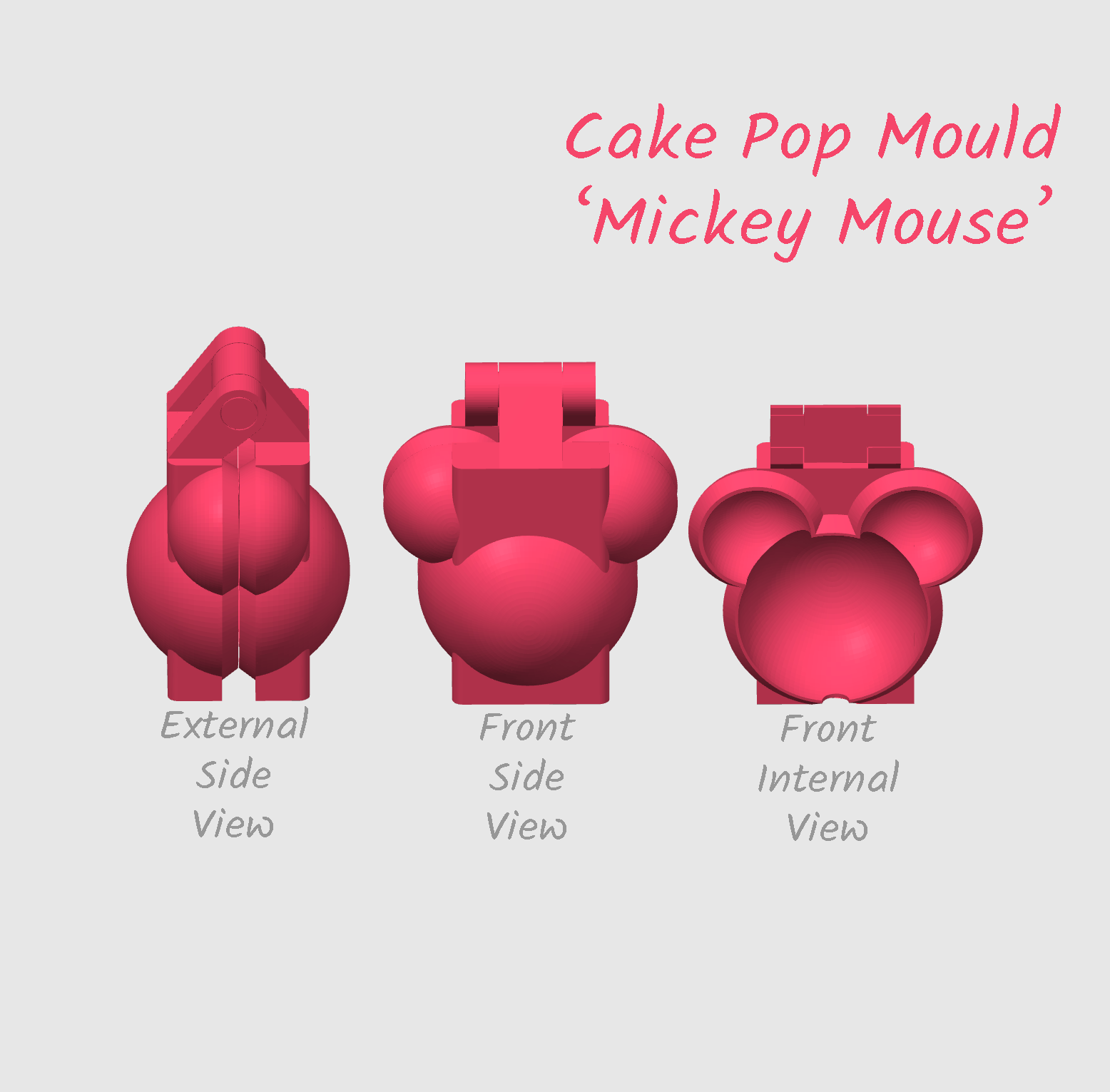 Mickey Mouse Cake Pop Mould