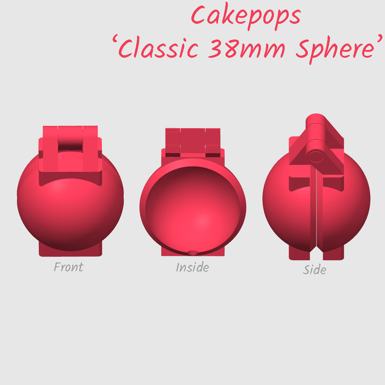 classic Starbucks sphere cake pop mould