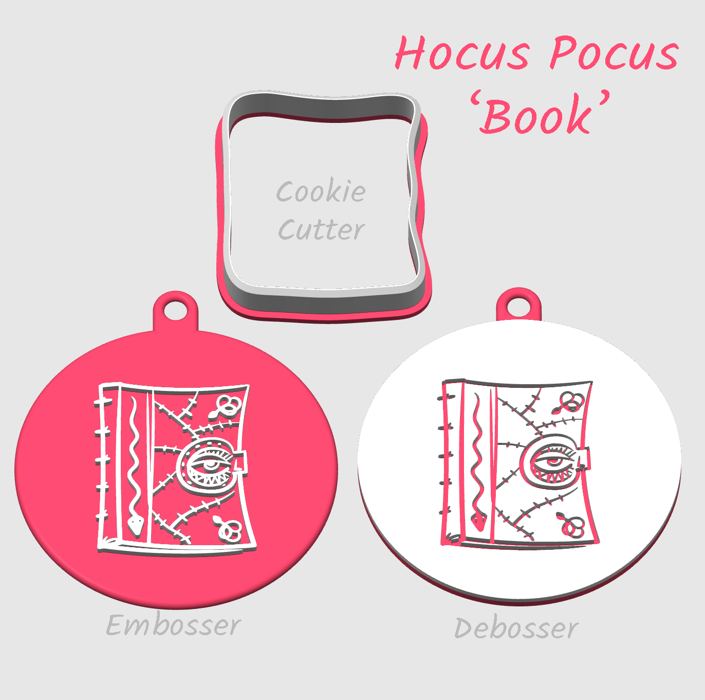 Hocus pocus book embosser