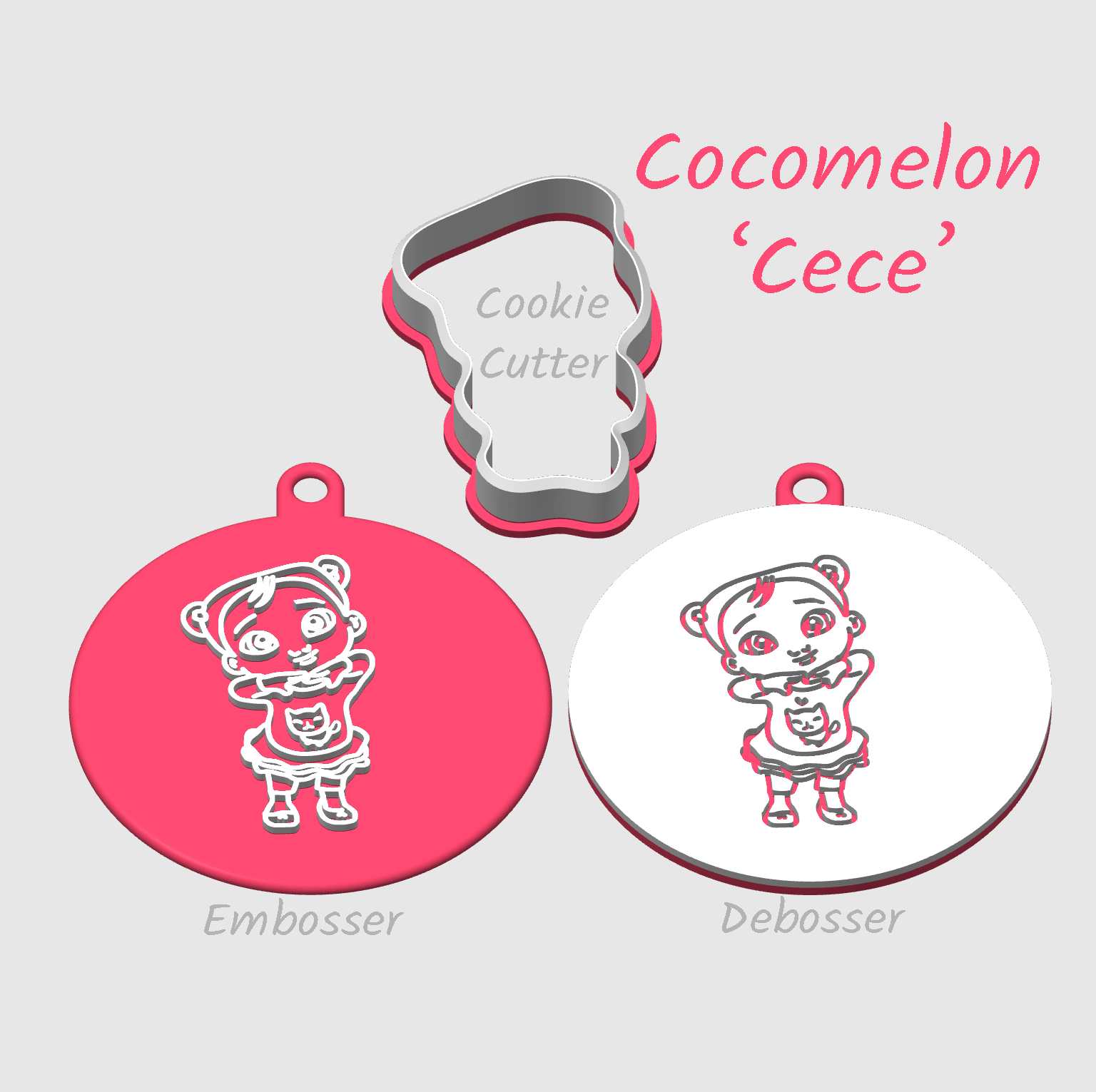 Cocomelon cece embosser