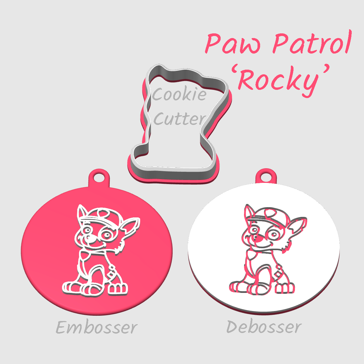 Paw patrol rocky embosser
