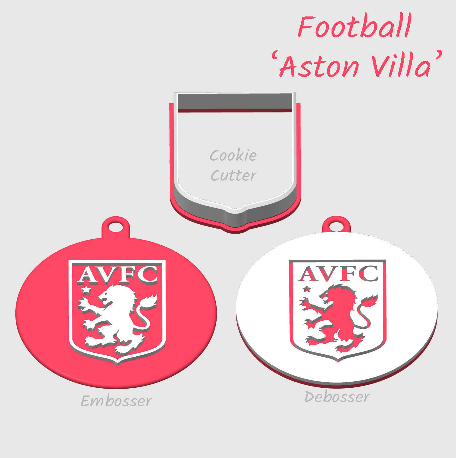 Aston Villa football club embosser