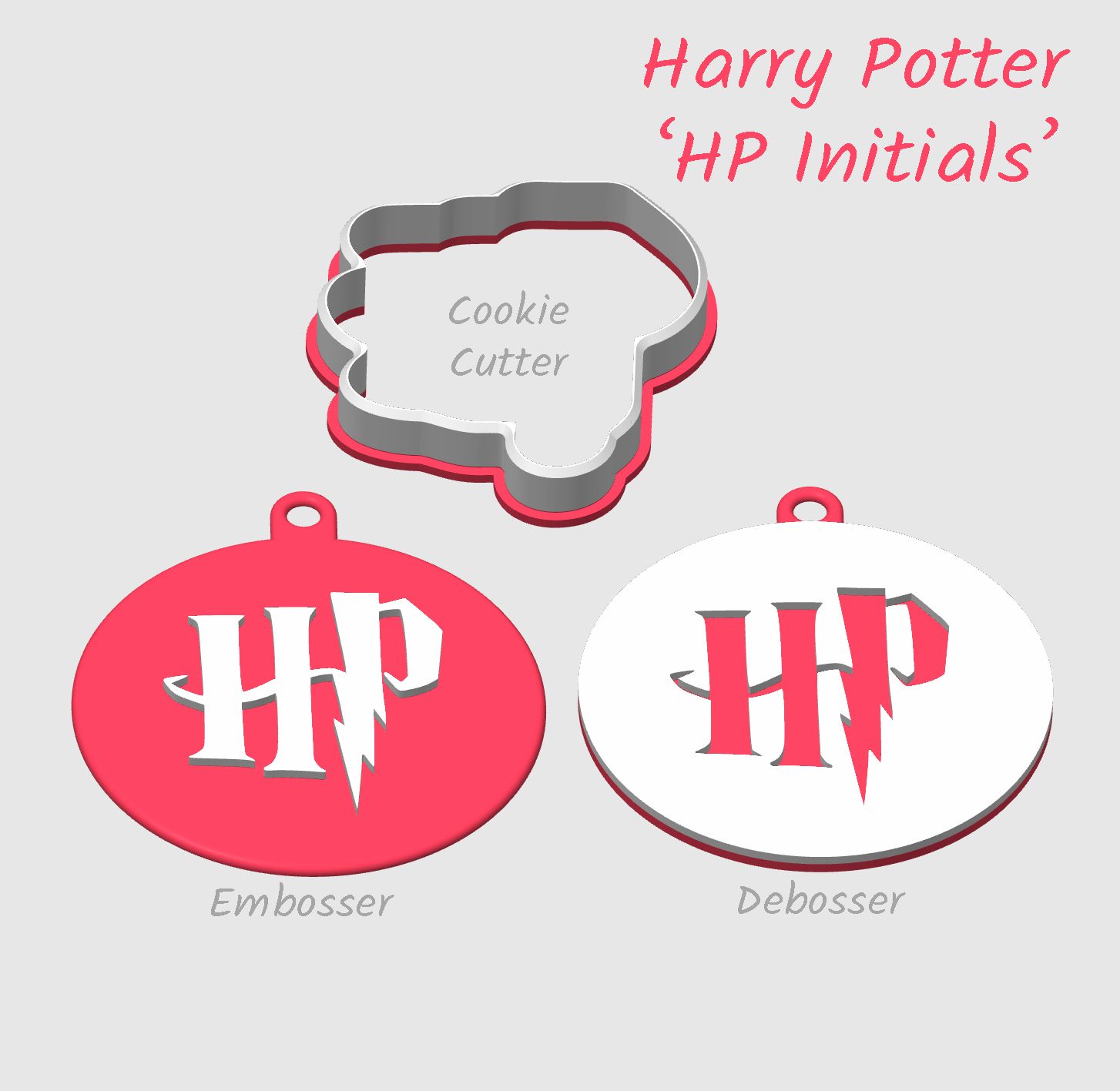 HP initials embosser