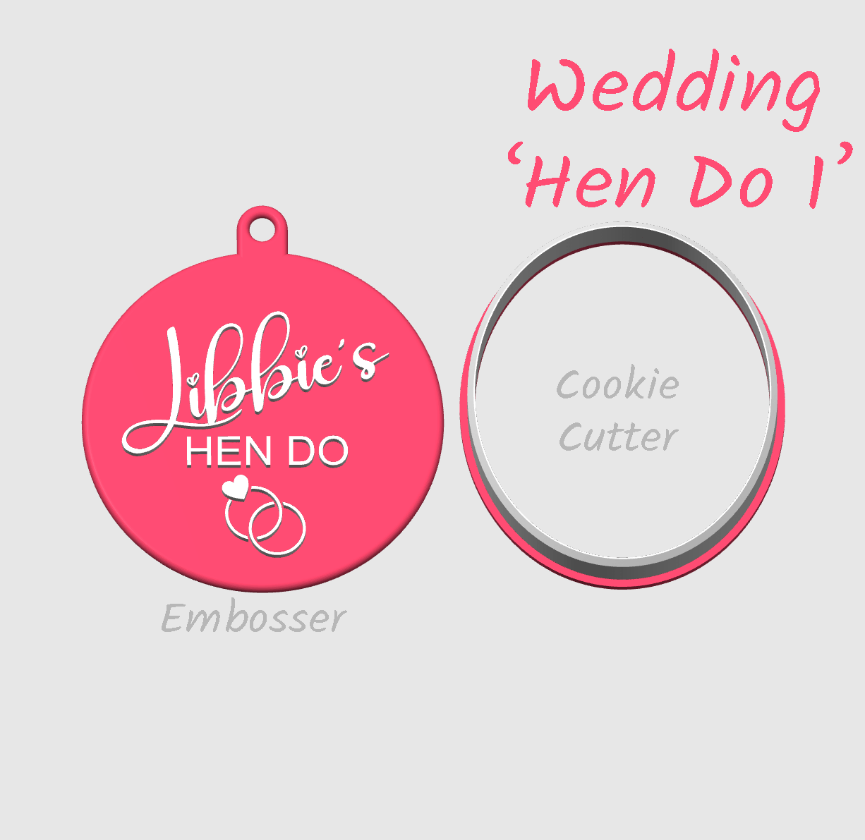 Hen Do stamp embosser
