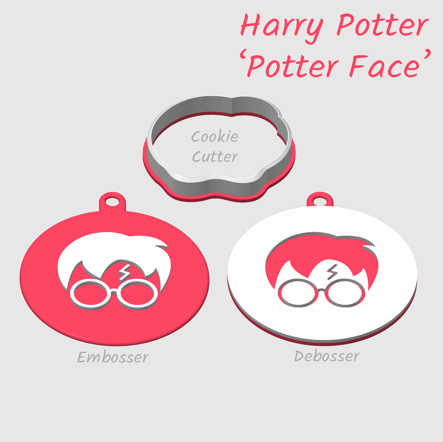 Harry Potter silhouette embosser