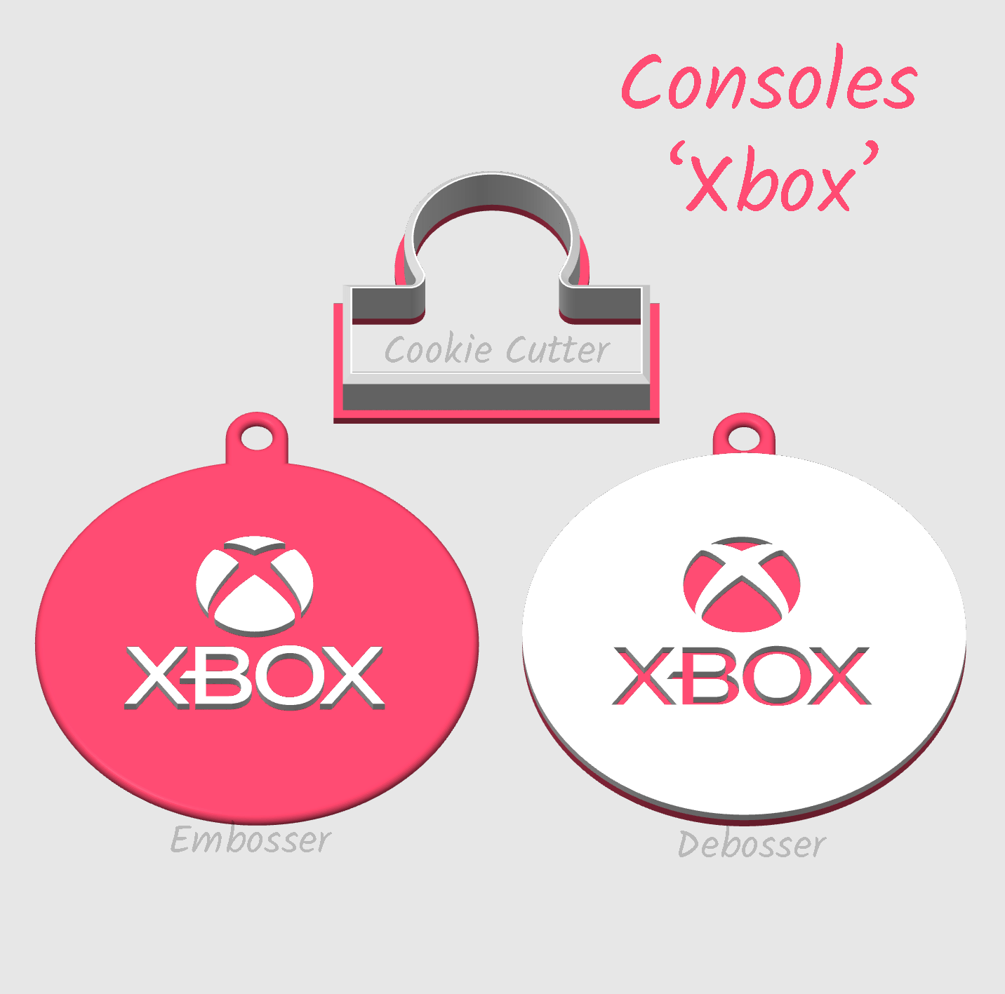 Microsoft Xbox cookie embosser