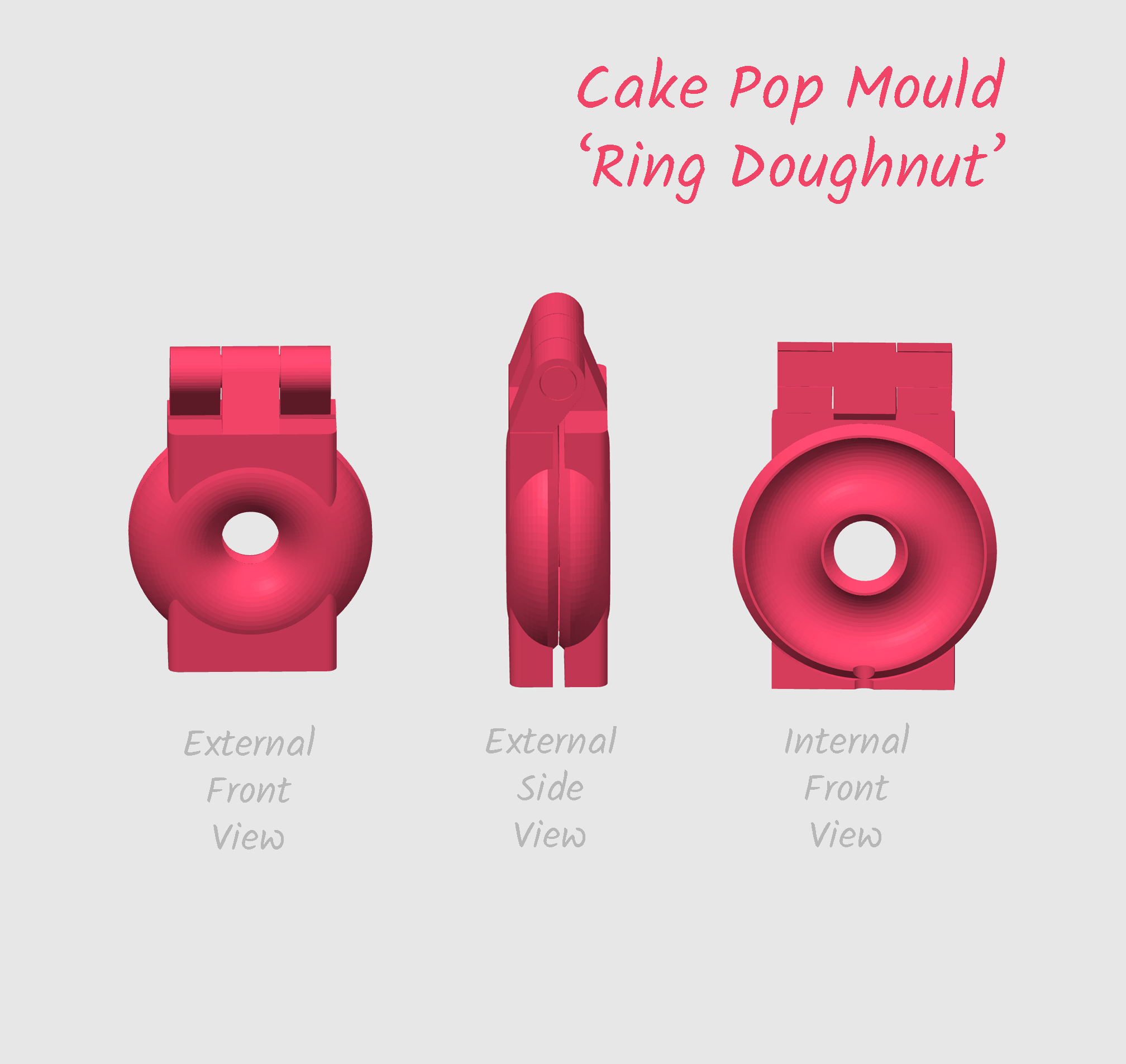 Cake Pop Mould Donut or Doughnut shape
