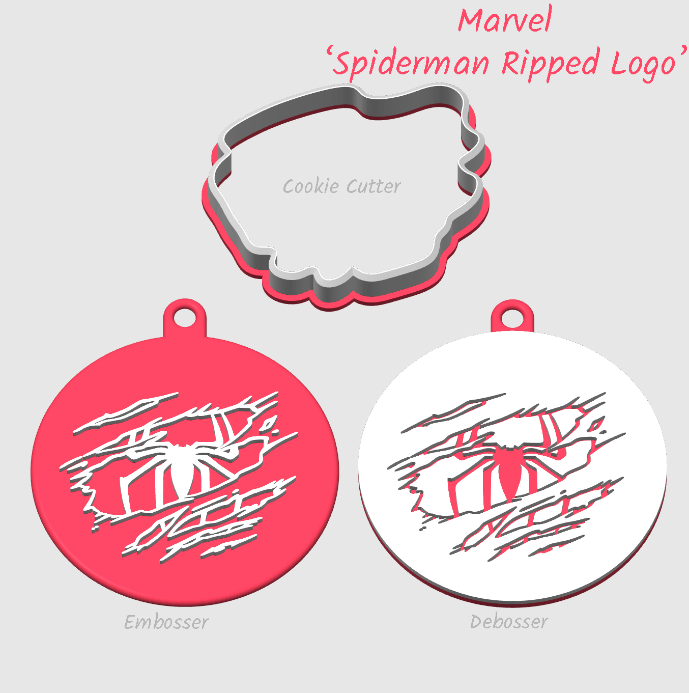 Spiderman ripped shirt logo