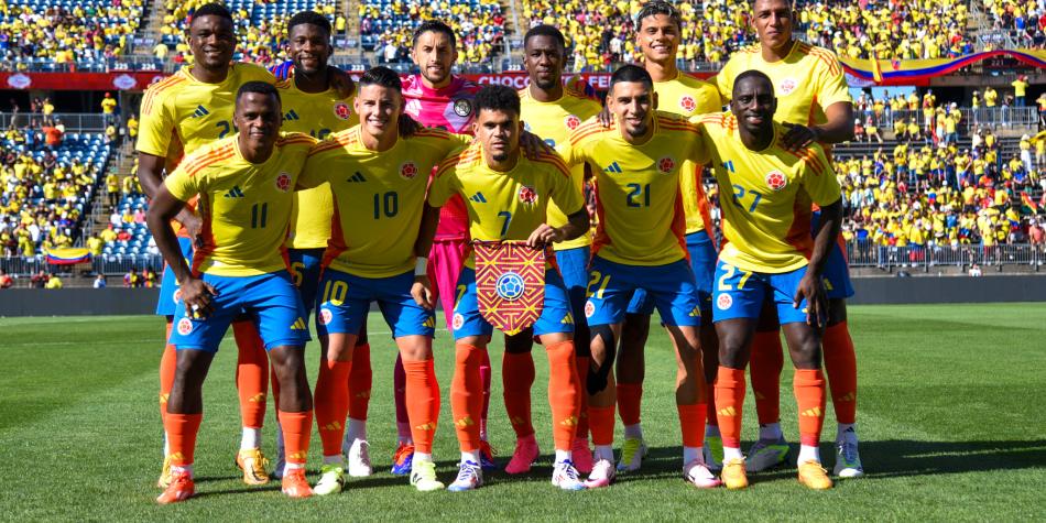 Fotografía de algunos jugadores de la Selección Colombia