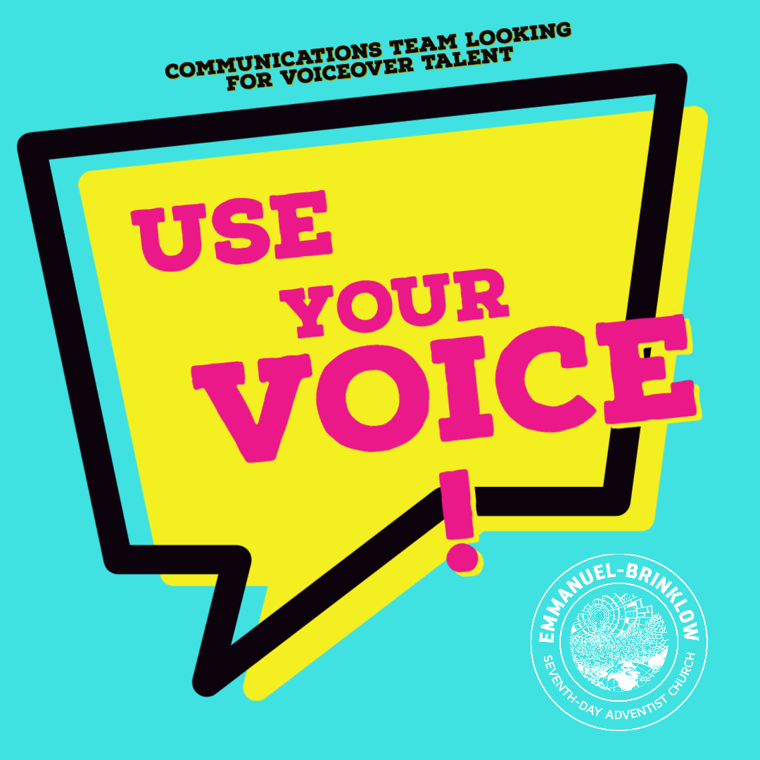 VOICEOVER HELP! Emmanuel Brinklow