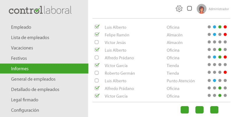 Control laboral