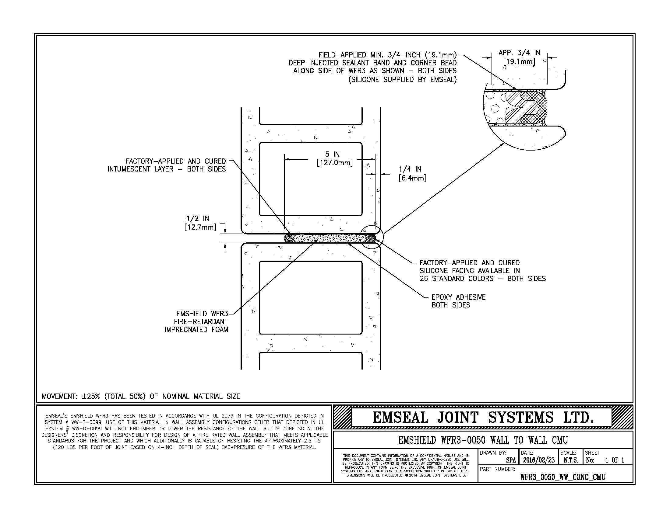 Expansion Joint Details · BIM · CAD · DWG · DWF · EMSEAL