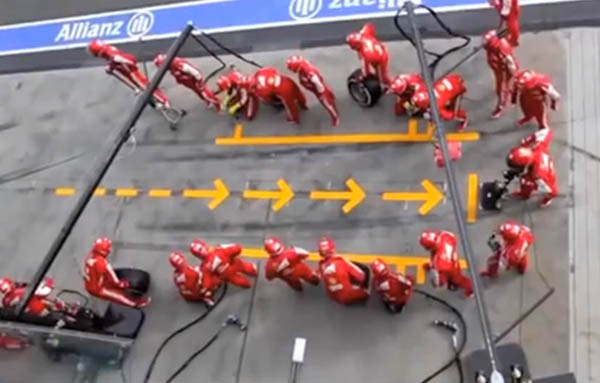 Evolution Of Formula One Pit Stops Enca