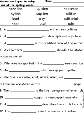 States or on a more global level (around the world). Make A Classroom Newspaper Enchantedlearning Com