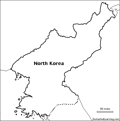 Blank Map Of Korea Map.GIF
