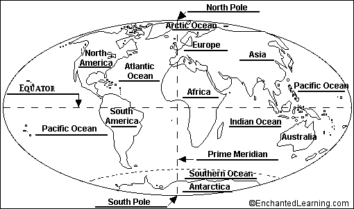 world map no labels