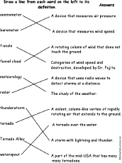Match Words to Definitions at EnchantedLearning.com