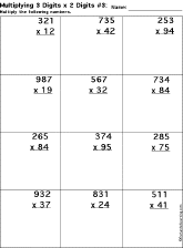multiplication 2 digit by 2 digit worksheets multiplication sheets 2
