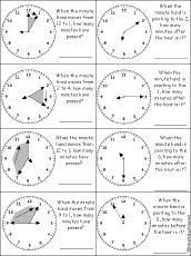 clock hands printable worksheets enchantedlearning com