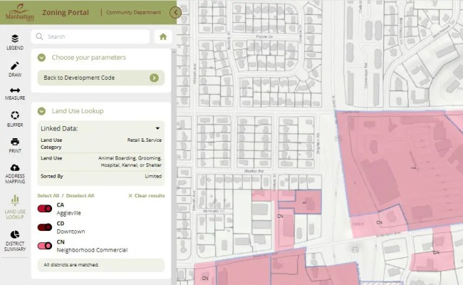 Land Use Lookup Zoning Tool - EnCodePlus